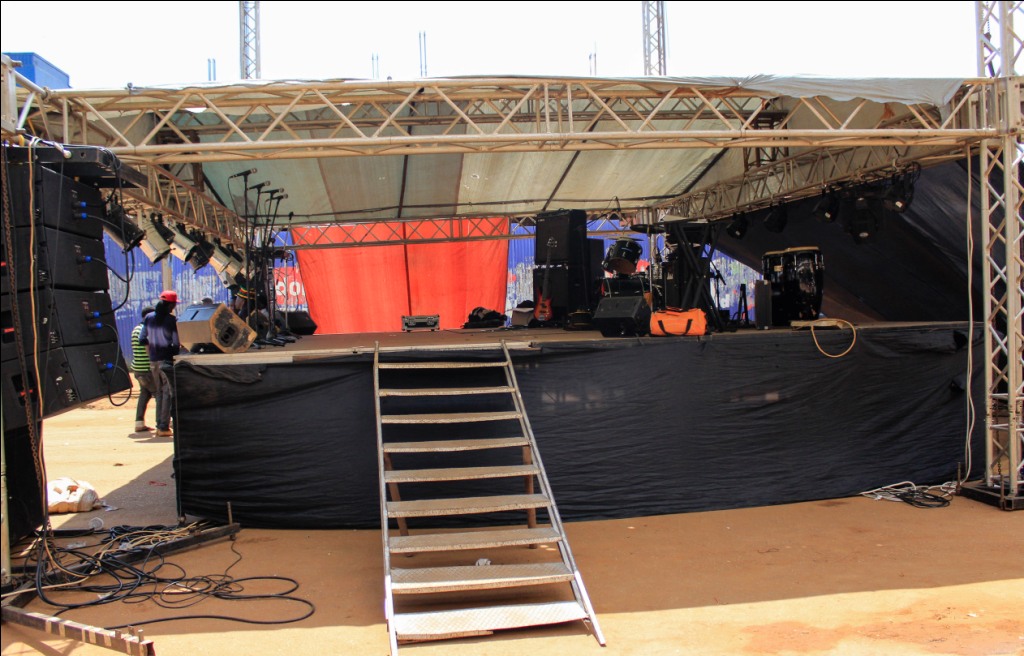 Stage set-up - Esther Mbabazi - 2015